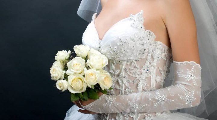 custom wedding gown
