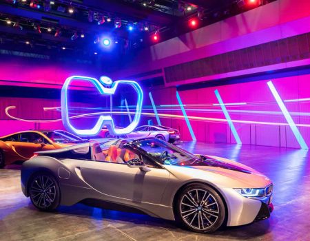 More than 3,000 guests attend Drone Racing League event at BMW Welt.