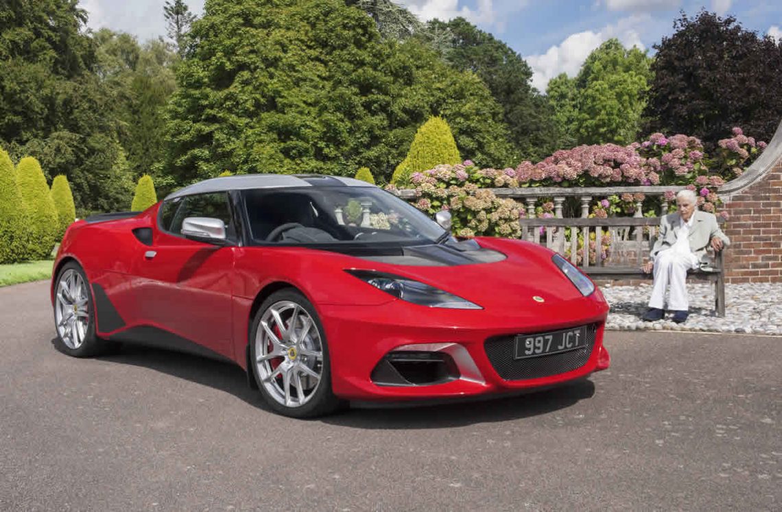 Widow of Lotus founder joins sports car company’s celebrations