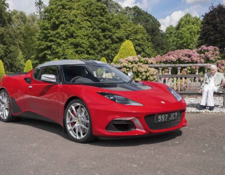 Widow of Lotus founder joins sports car company’s celebrations