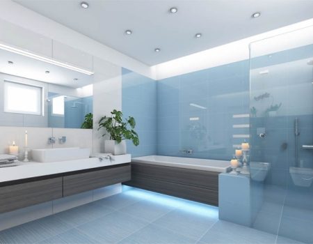 Installing the frameless shower glass screens