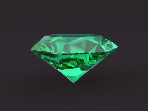Emerald gemstone ring