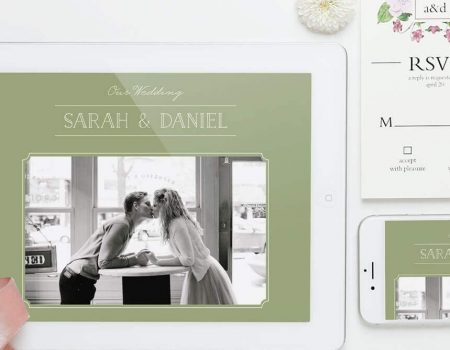 Trendy Marriage invitation card