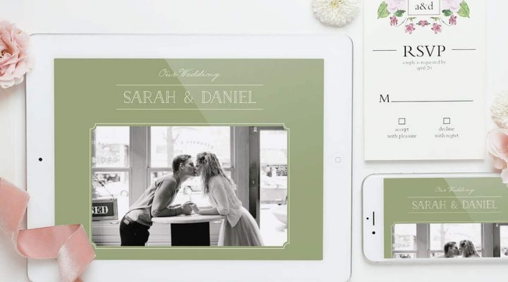 Trendy Marriage invitation card