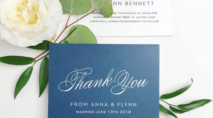 Black Wedding Invitations