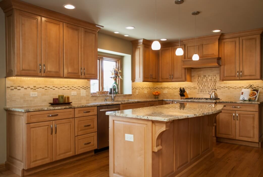 installing kitchen cabinets