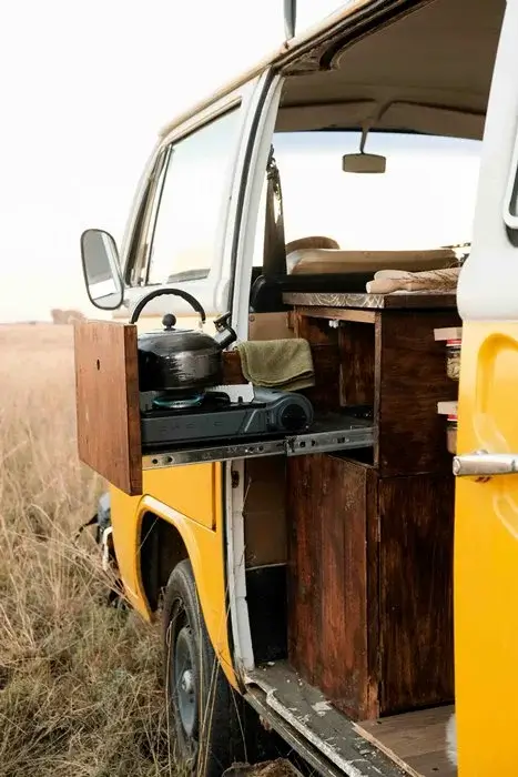 Under-bed-storage-drawers-and-hanging-baskets-used-in-a-van-conversion-build Under-bed storage drawers and hanging baskets used in a van conversion build